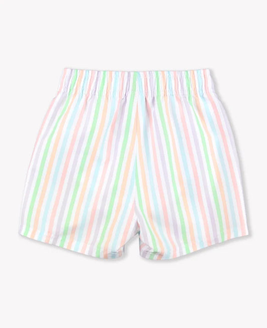 Pale Rainbow Stripe Trunks