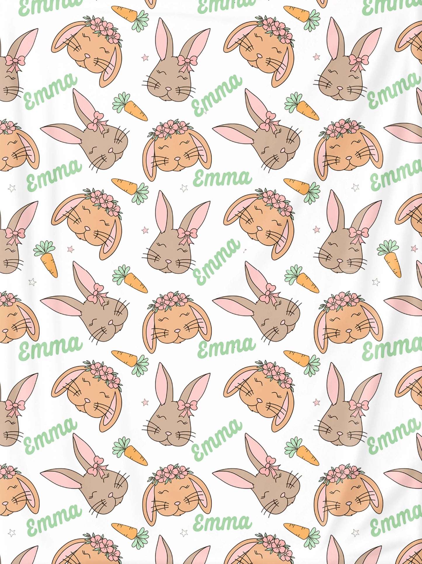 Girls Small Personalized Blankets