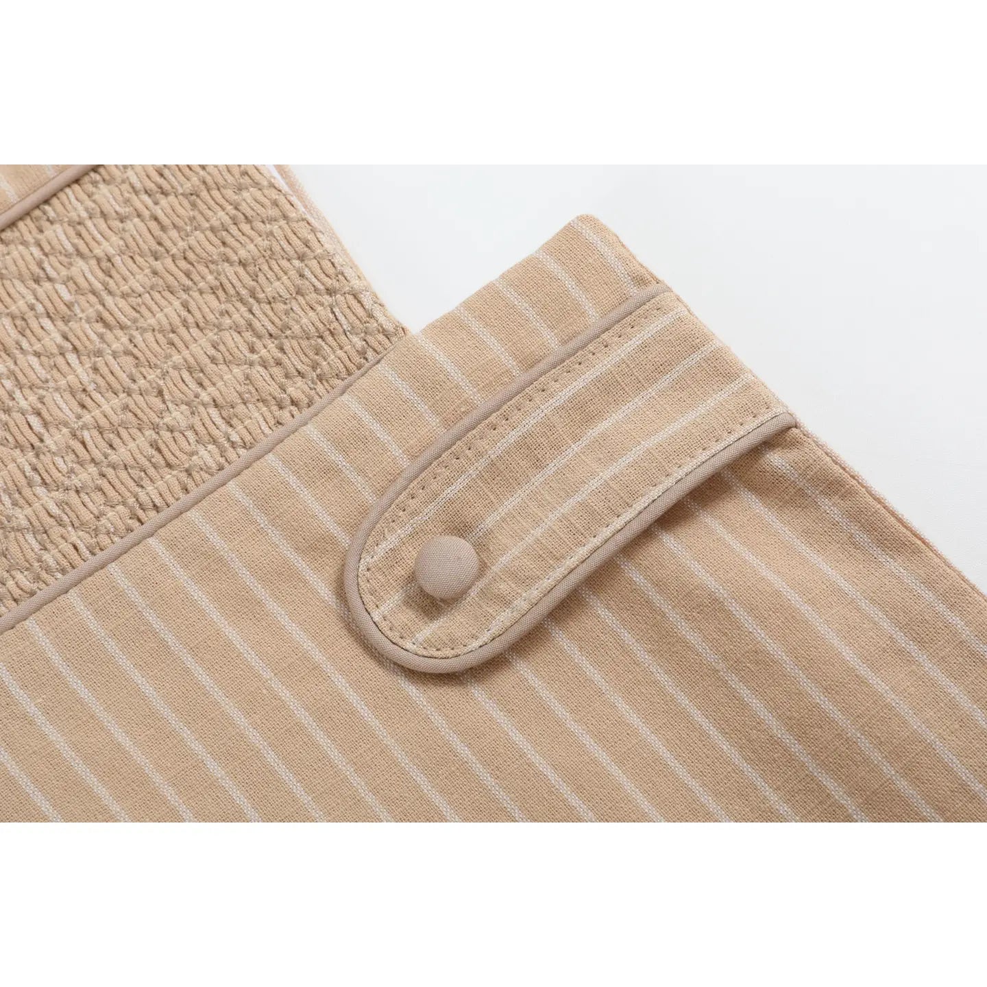 Light Brown PinStripe Smock Jonjon