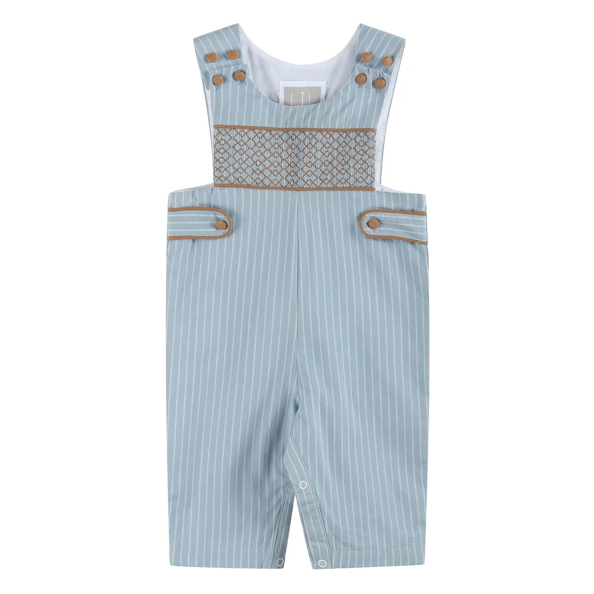 Blue Pinstripe Overalls