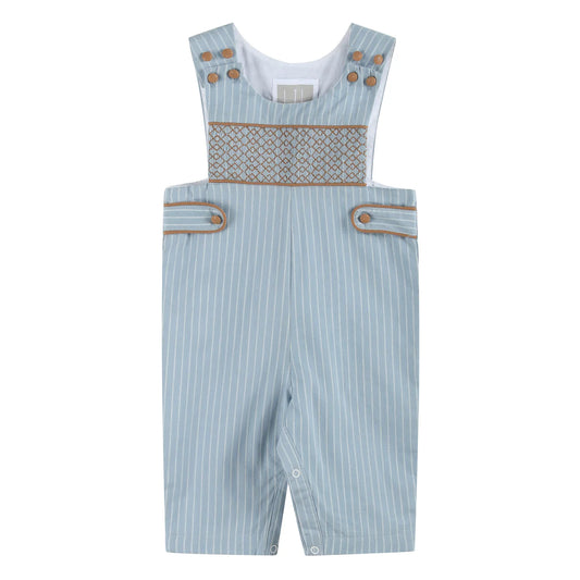 Blue Pinstripe Overalls