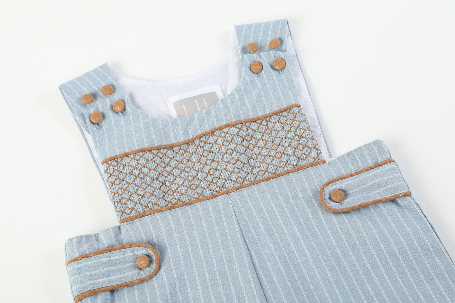 Blue Pinstripe Overalls