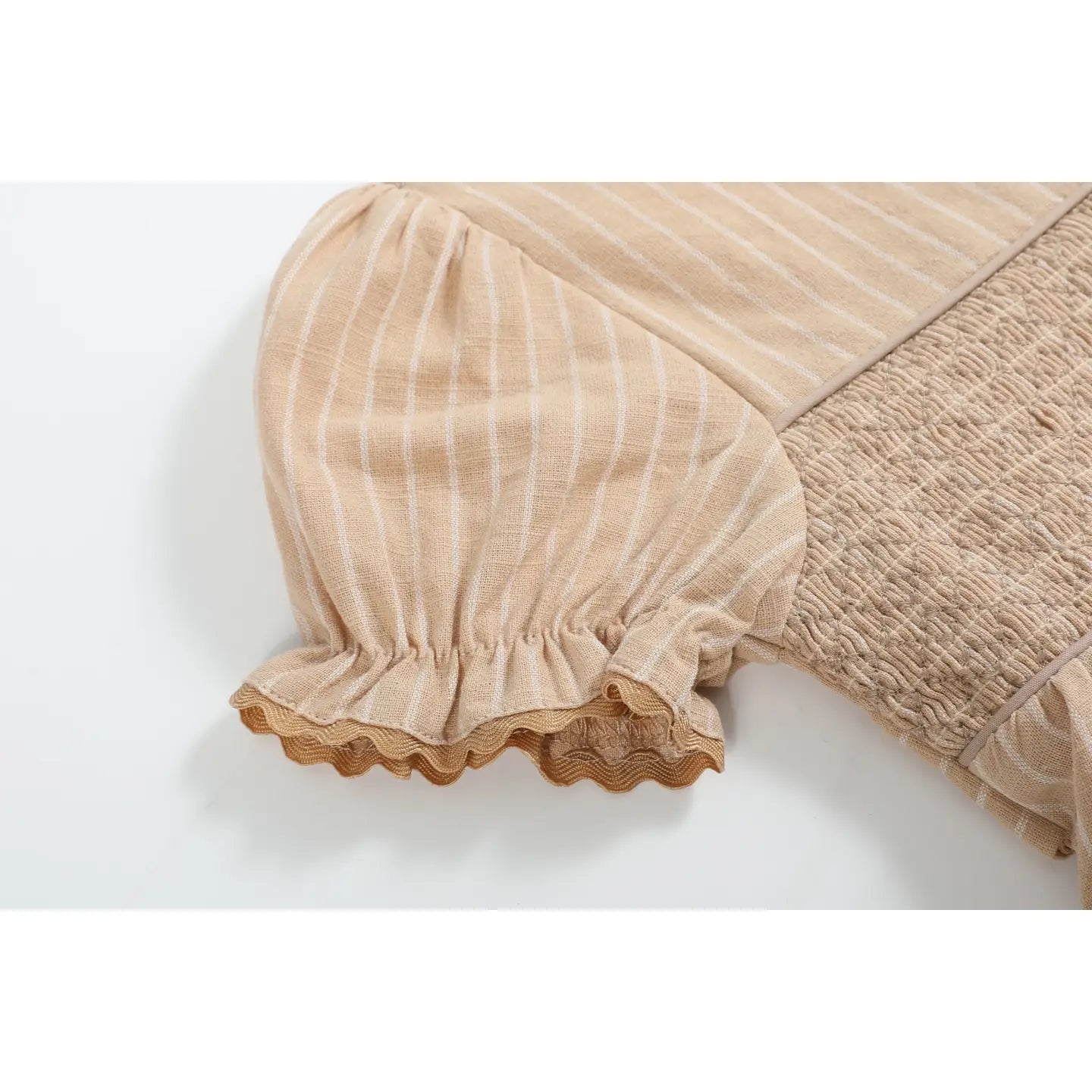 Light Brown Smock Dress