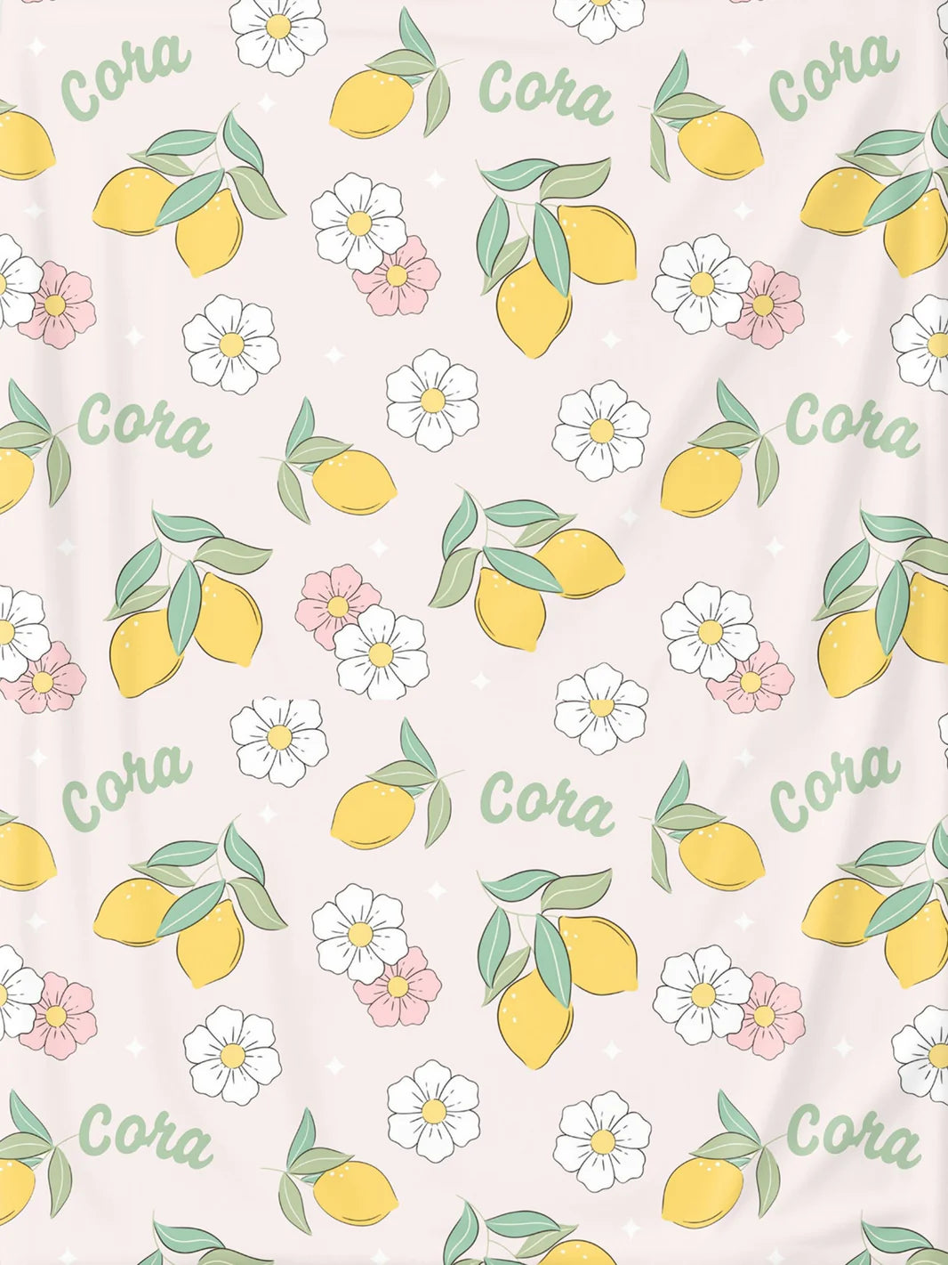 Girls Small Personalized Blankets