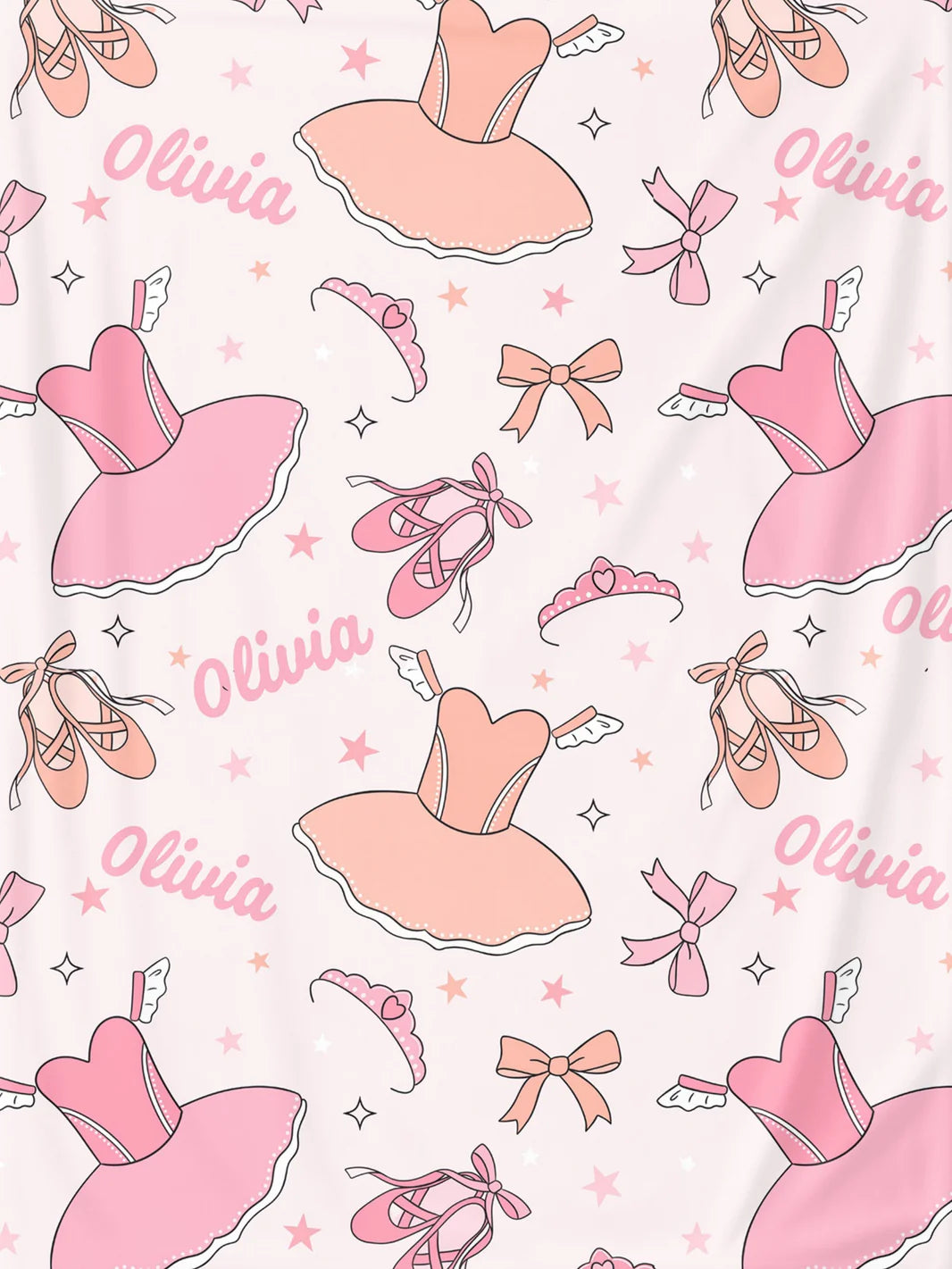 Girls Small Personalized Blankets