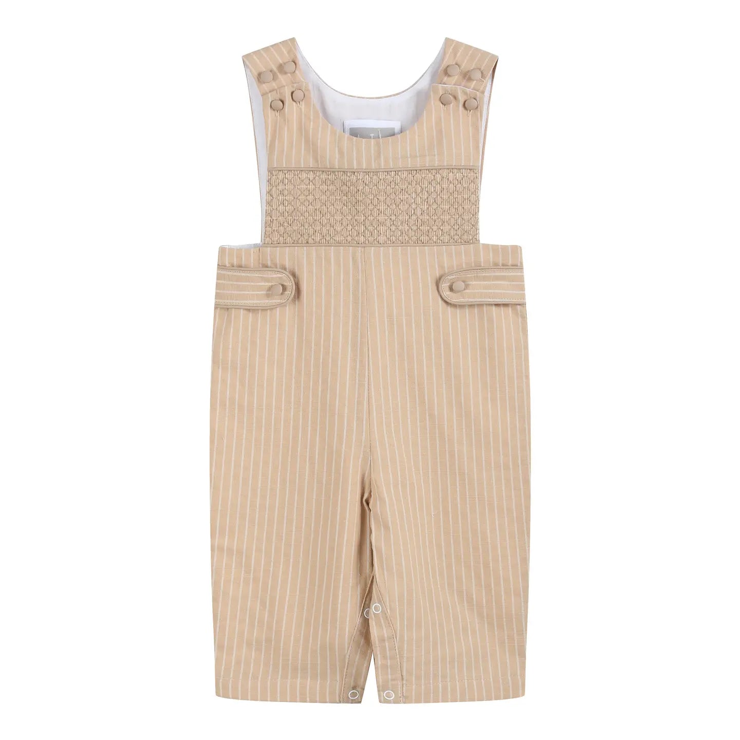 Light Brown PinStripe Smock Jonjon