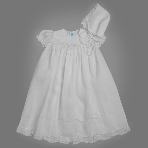 Girls Smocked Special Occasion Gown Set