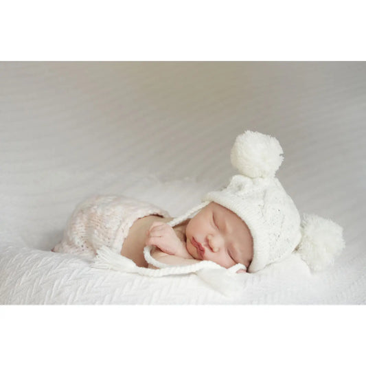 Cream Cable Jordan Pom Pom Hat