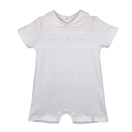 White Smock Romper