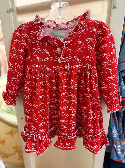 Christmas Bow Dress