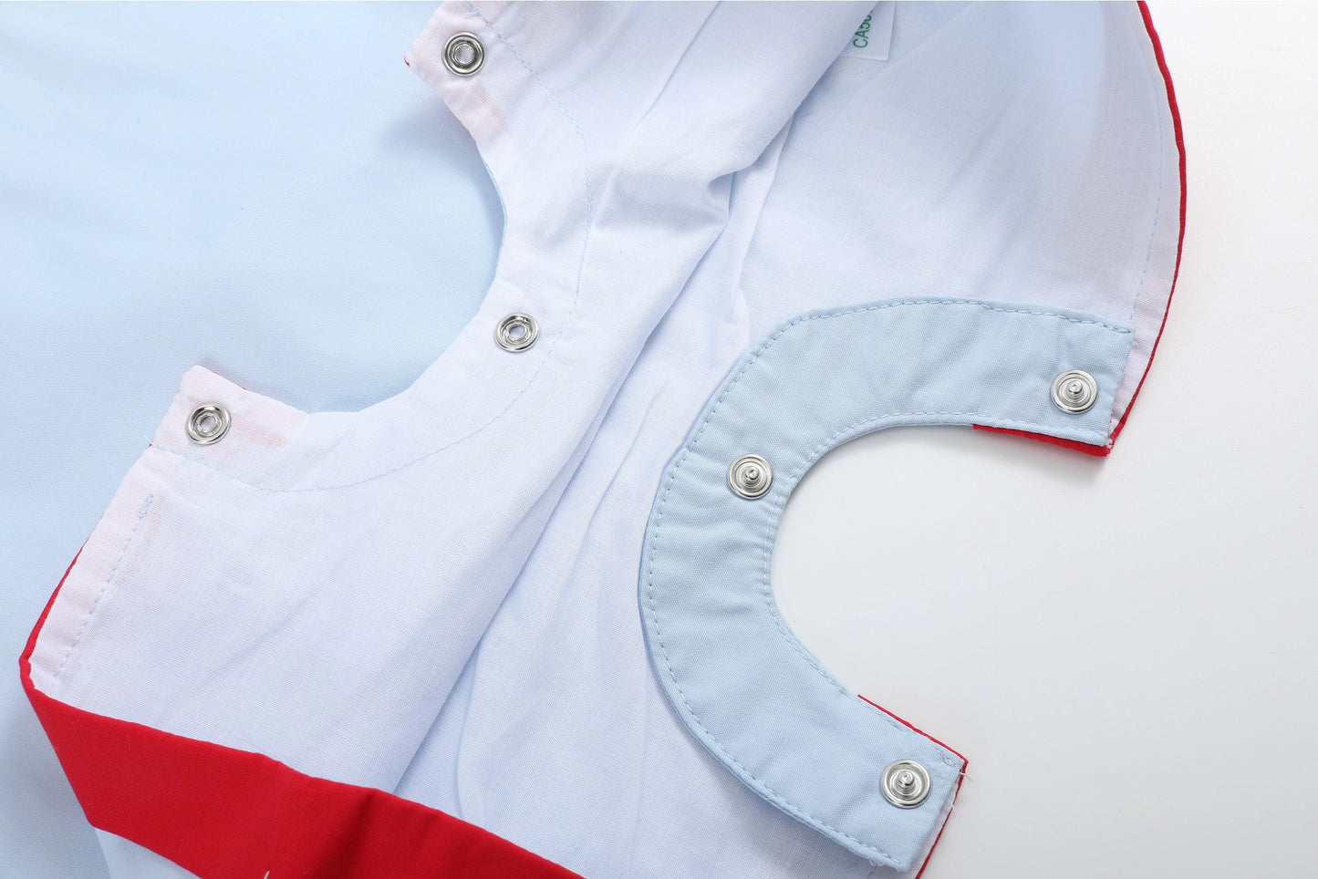 USA Flag Seersucker Smock Shortall