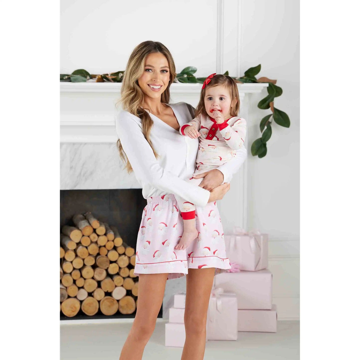 Women Santa Pajama Short