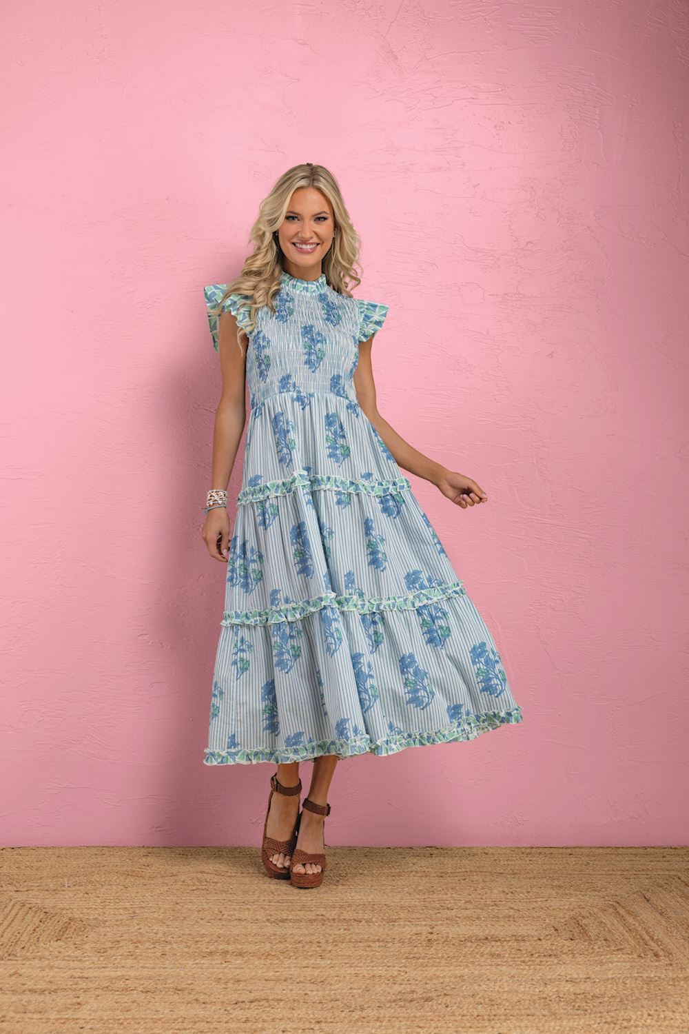 Perin Smock Midi Dress