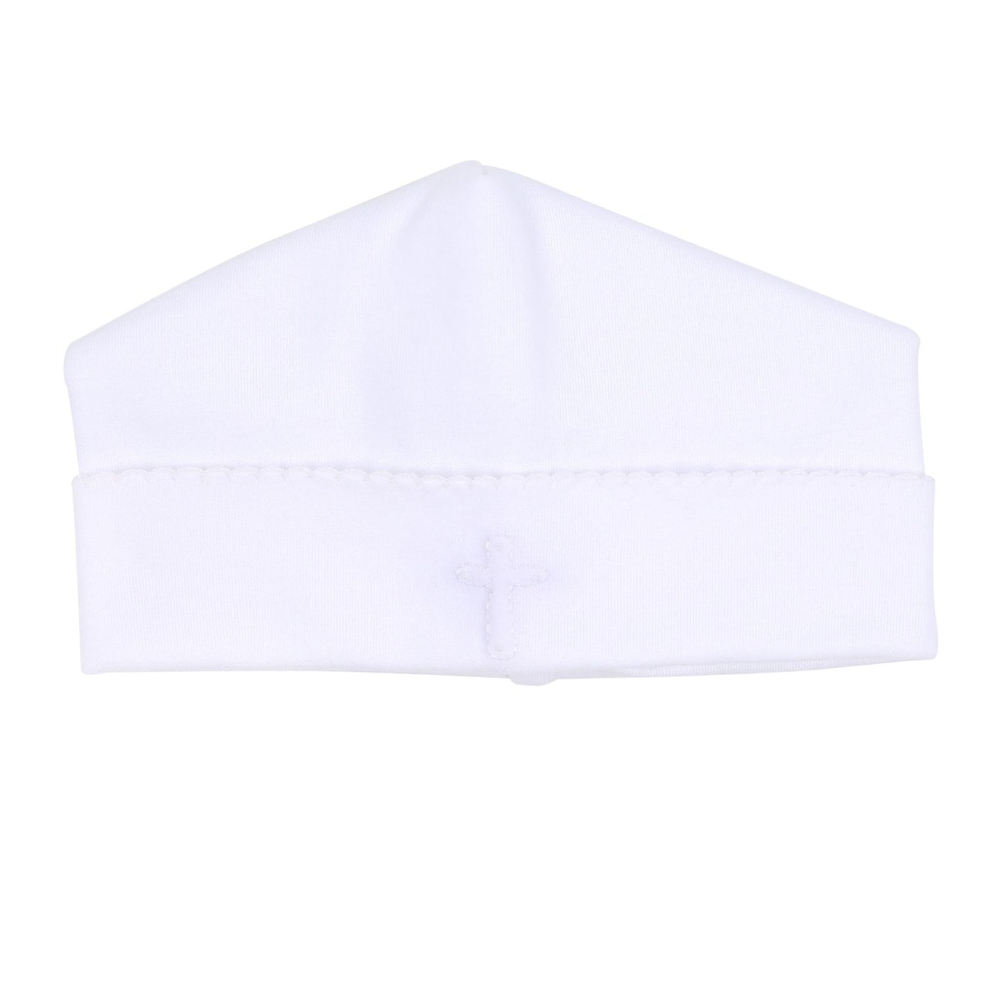 White Blessed Emb Gown & Hat