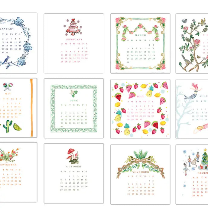 2024 Acrylic Desk Calendar Refills