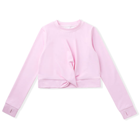 Pink Racquet Knot Top
