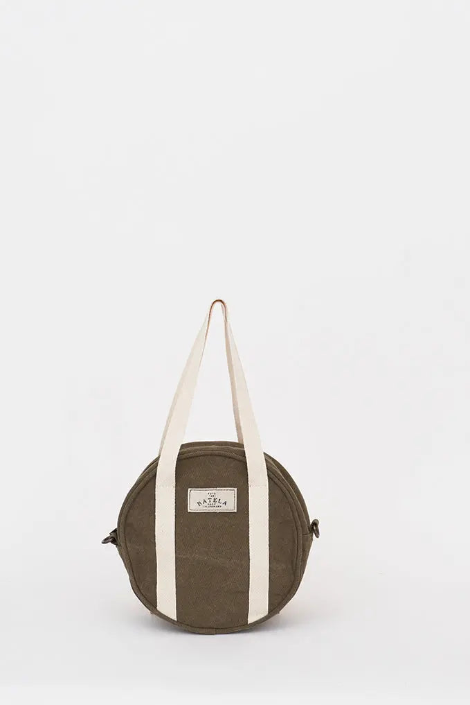 Khaki Round Bag