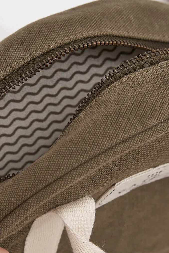 Khaki Round Bag