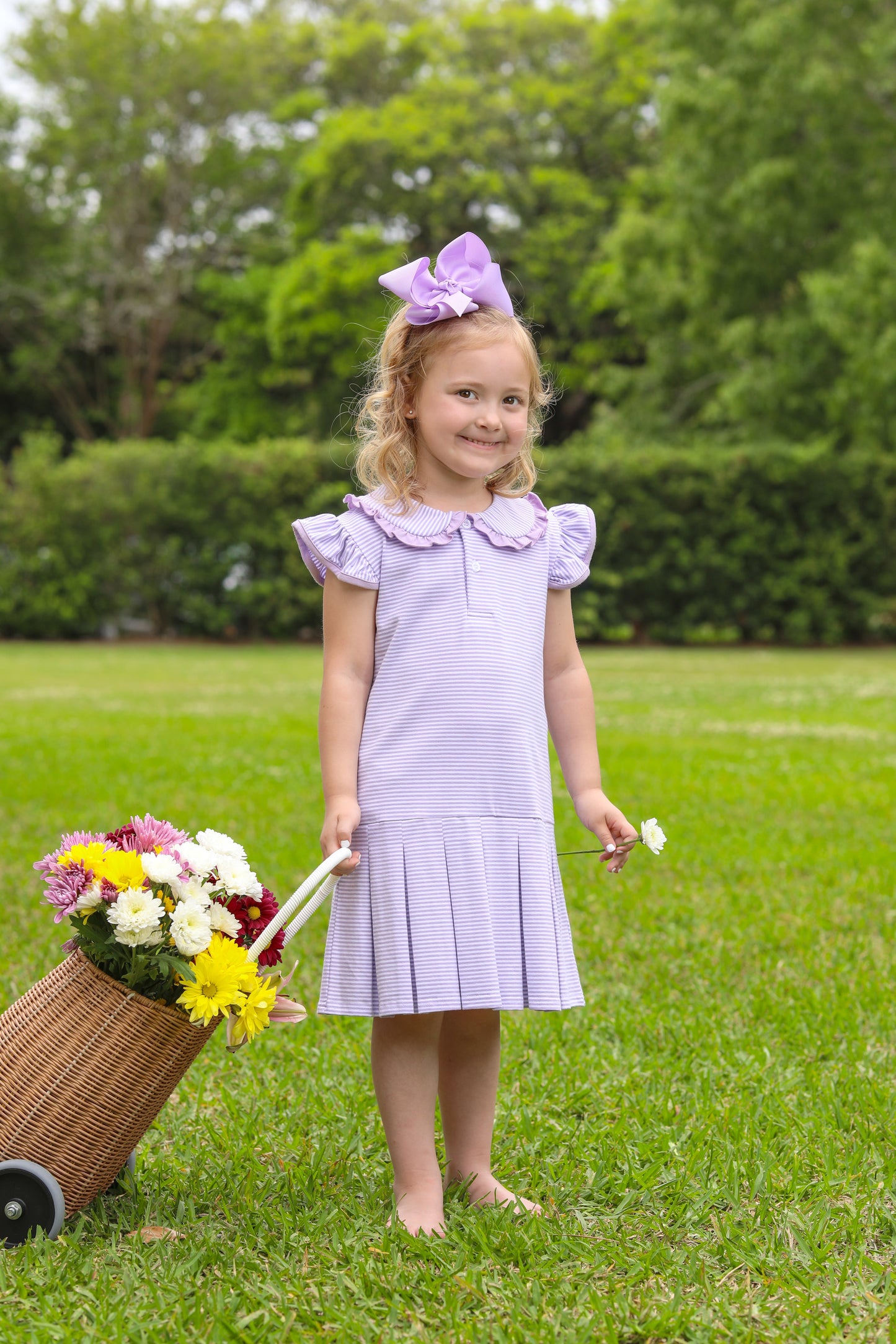 Lavender Camilla Stripe Dress