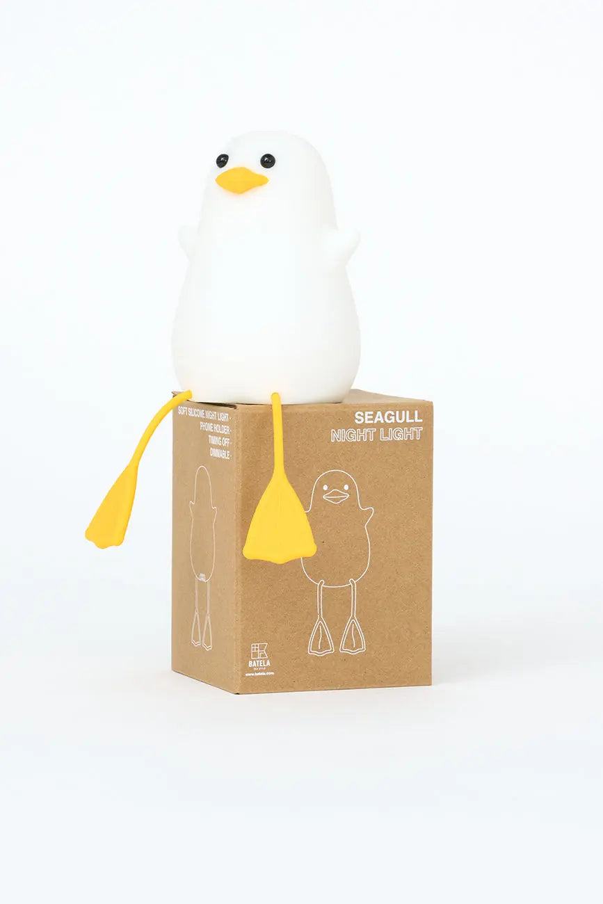 Silicone seagull lamp
