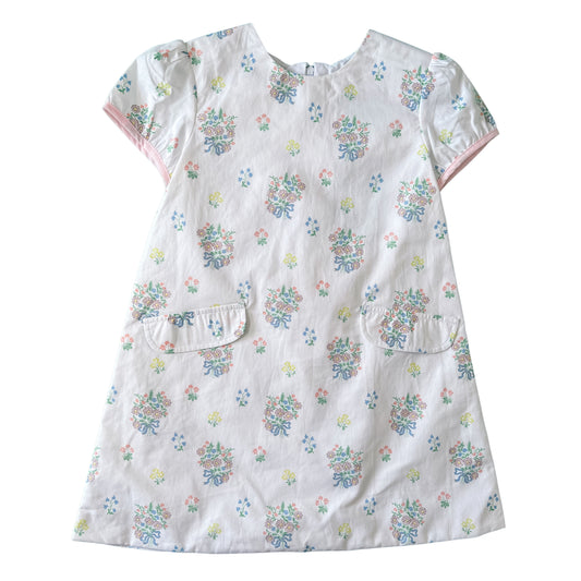 Spring Bouquet Bow Back Dress