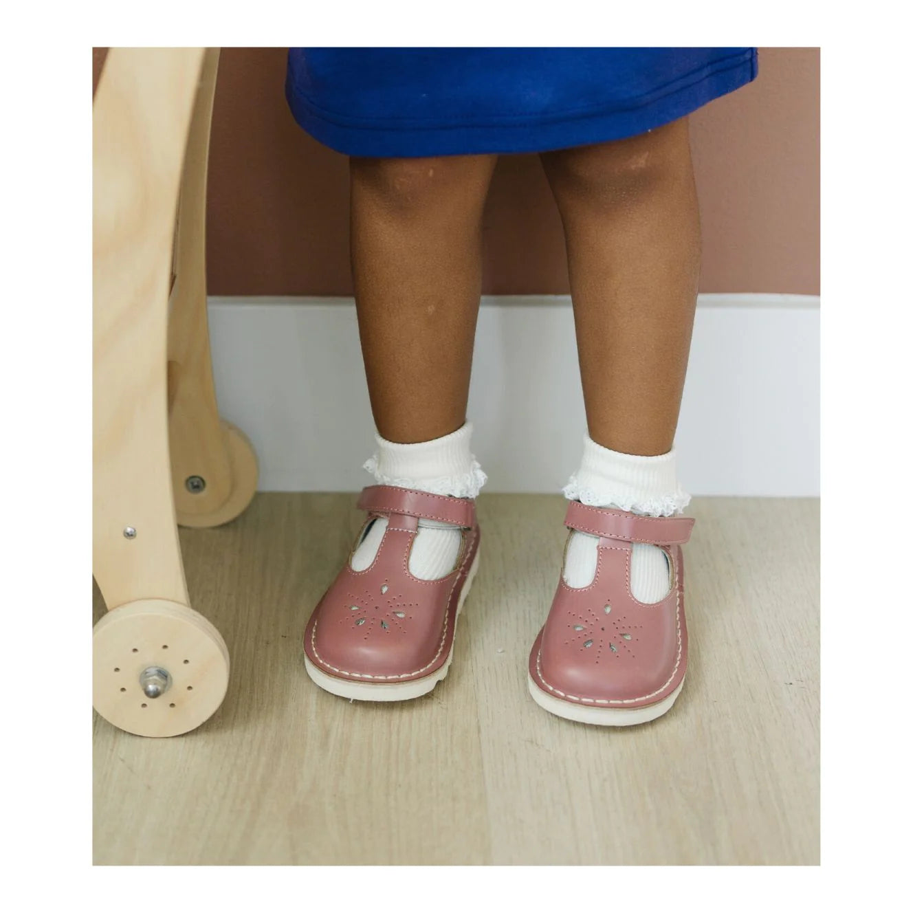 Vintage Rose Alix Wedge Mary Jane