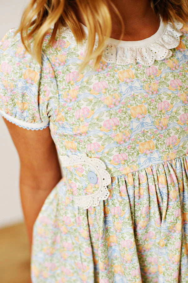 Pumpkin Harvest Gwen Tab Dress