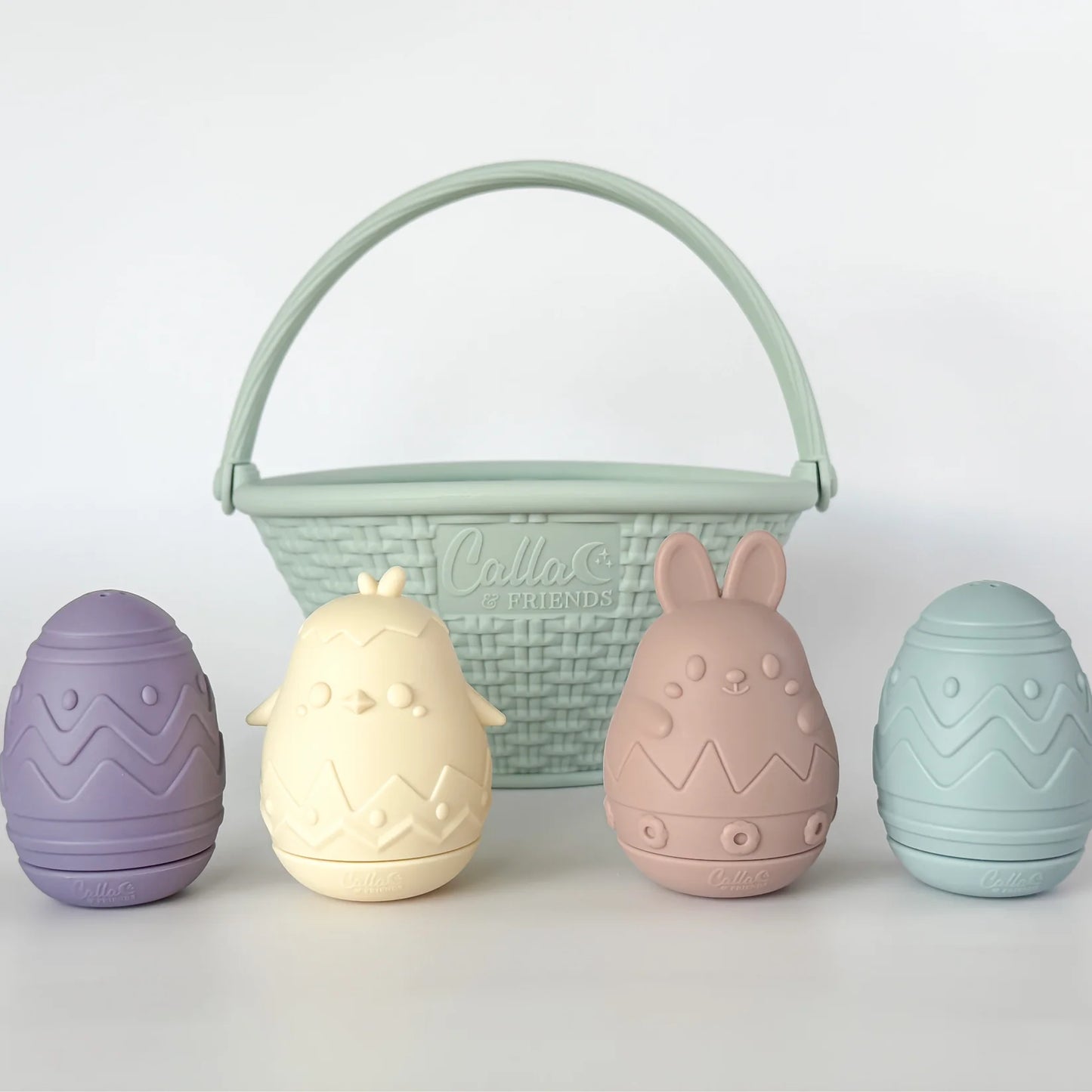 Hippity Hoppity Bath Toys/Basket