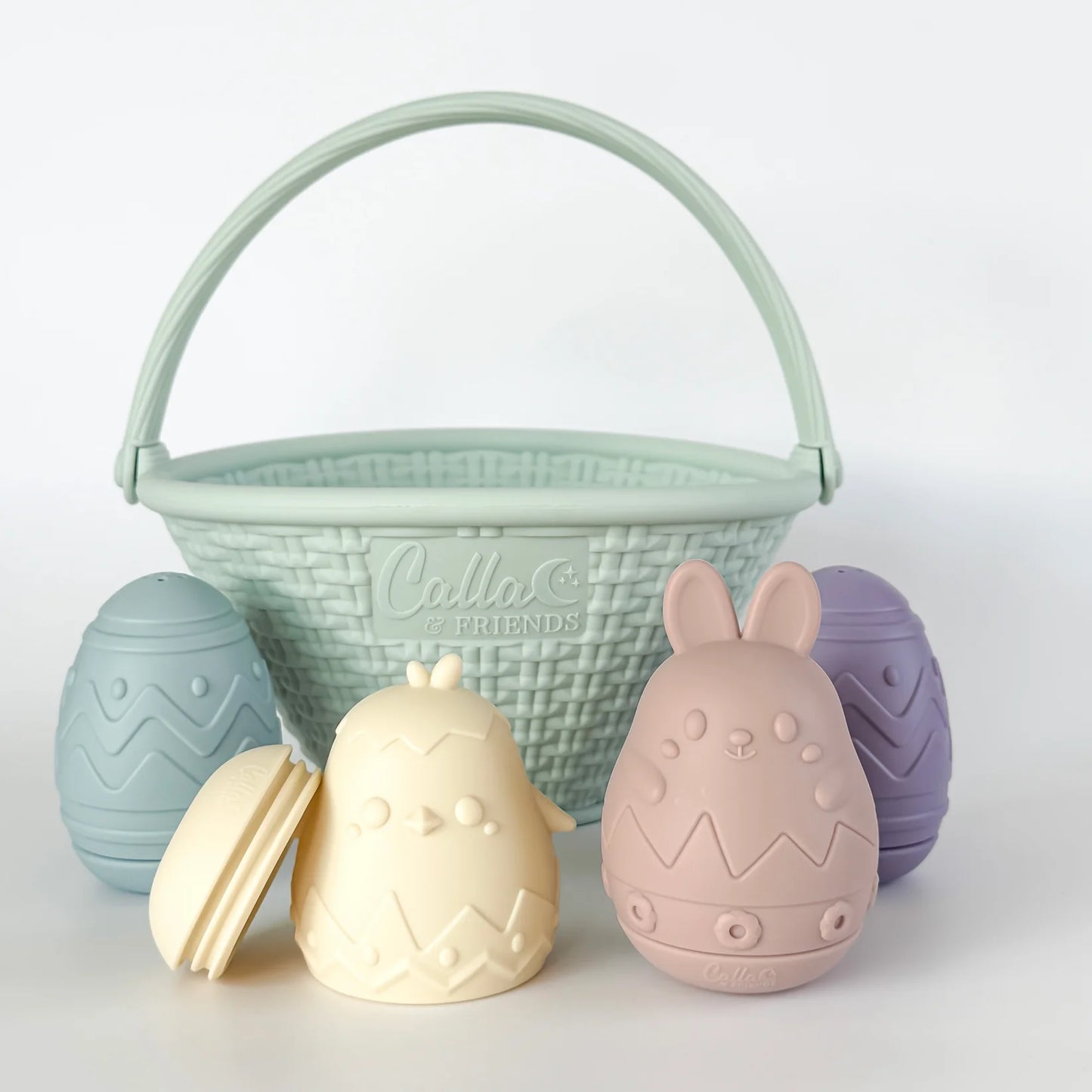 Hippity Hoppity Bath Toys/Basket