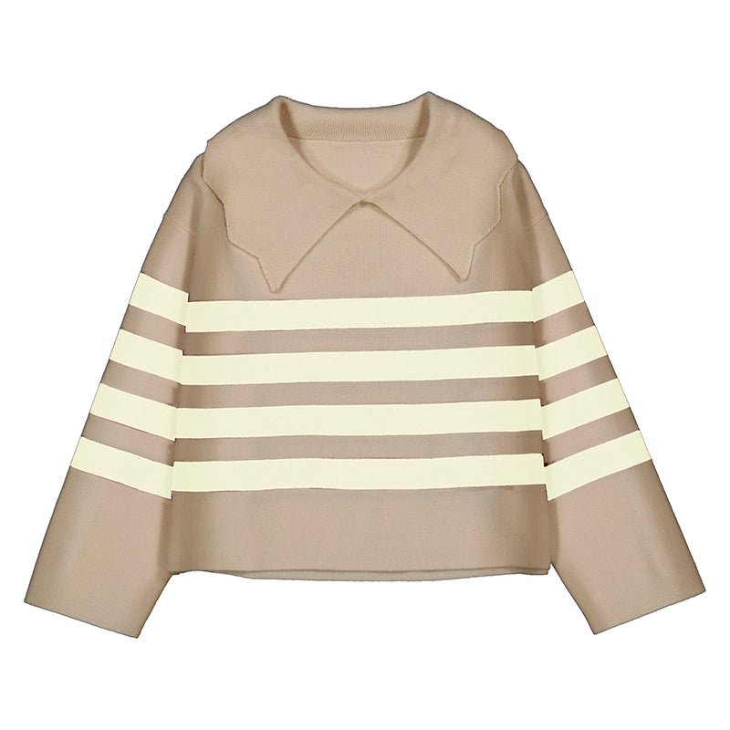 Toffee Stripe Sweater