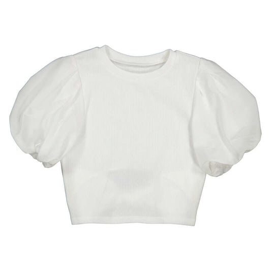 Natural Puff Blouse
