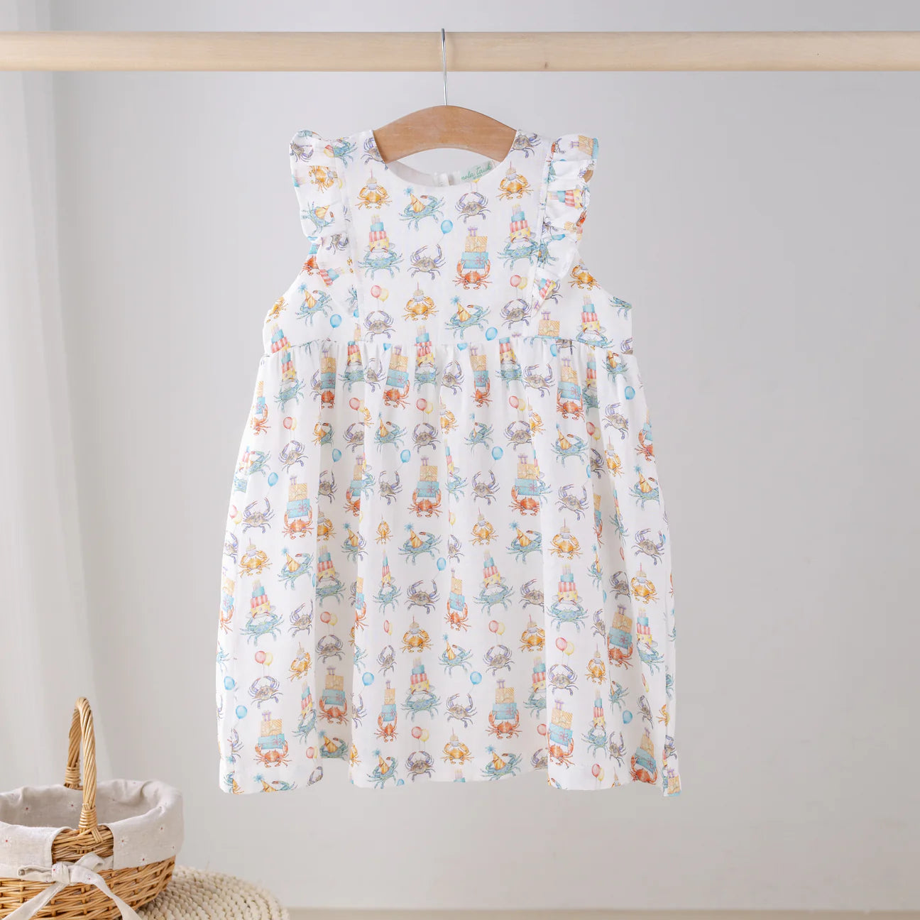Crabby Birthday Organic Dress