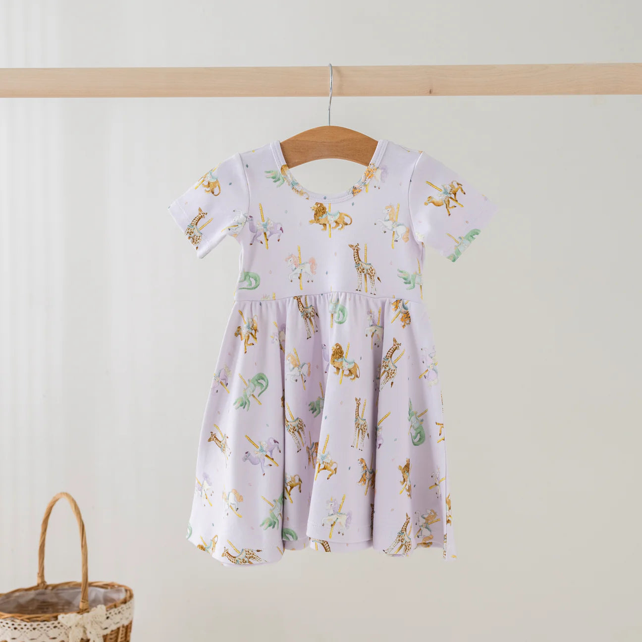 Round & Round Twirl Organic Dress