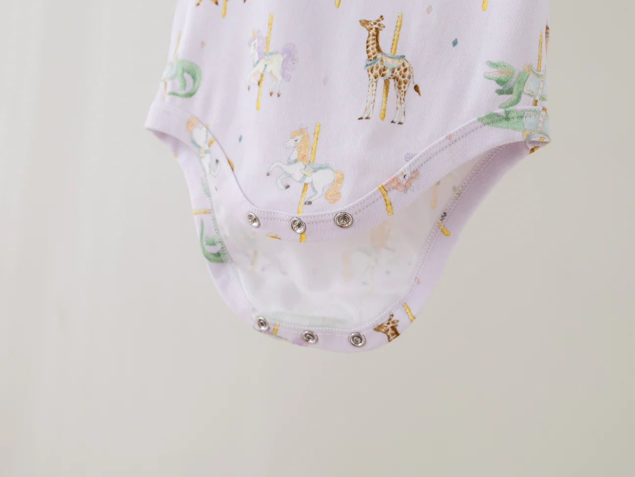 Round & Round We Go Organic Cotton Baby Onesie
