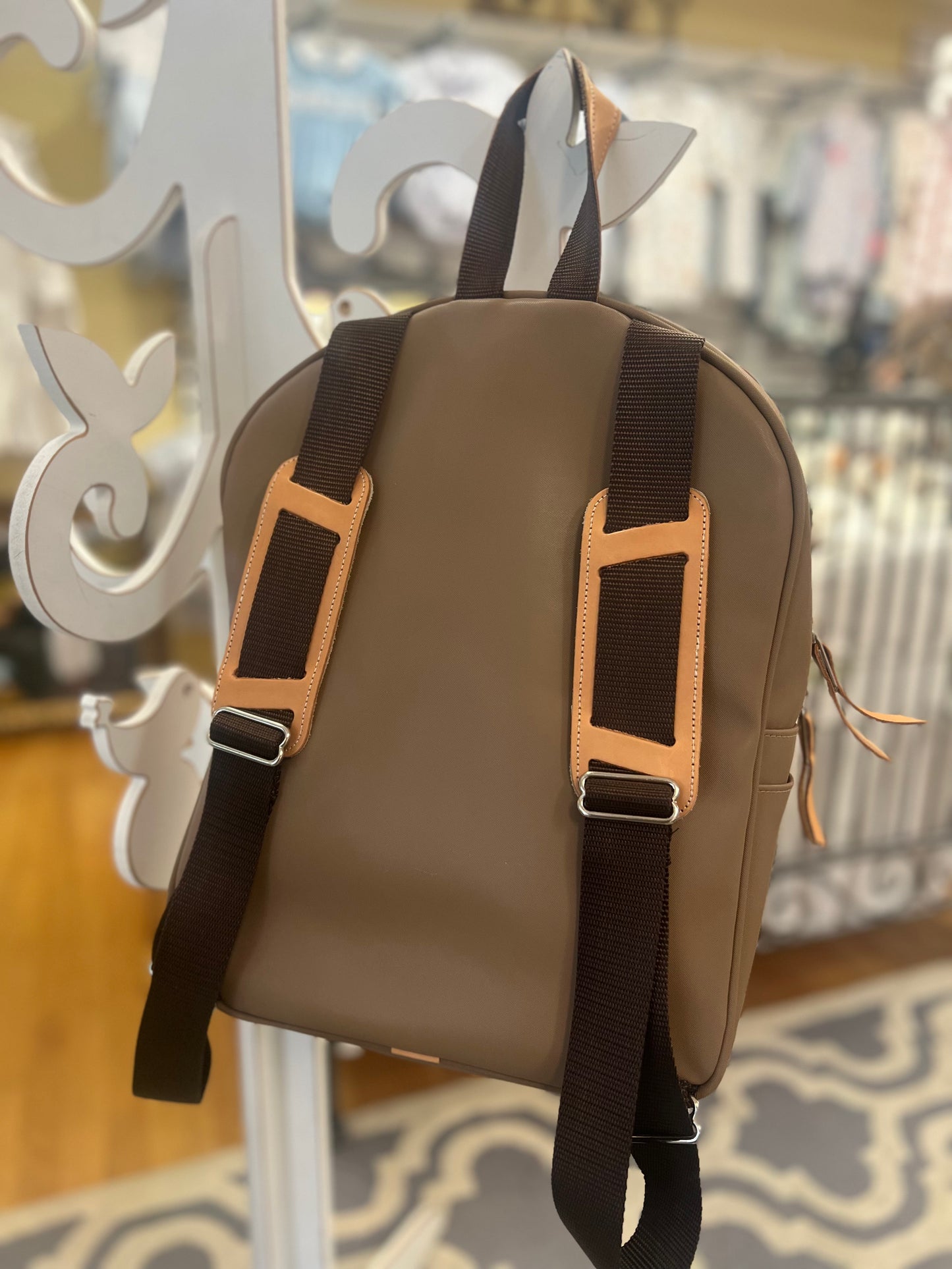 Saddle Coated Canvas "Deer" Backback