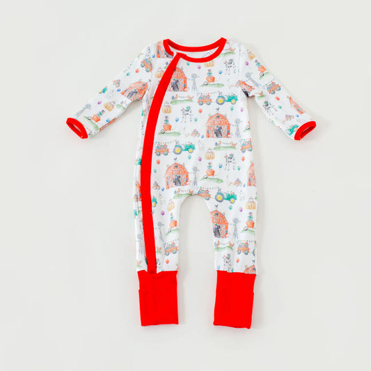 Farm Party Zip PJ
