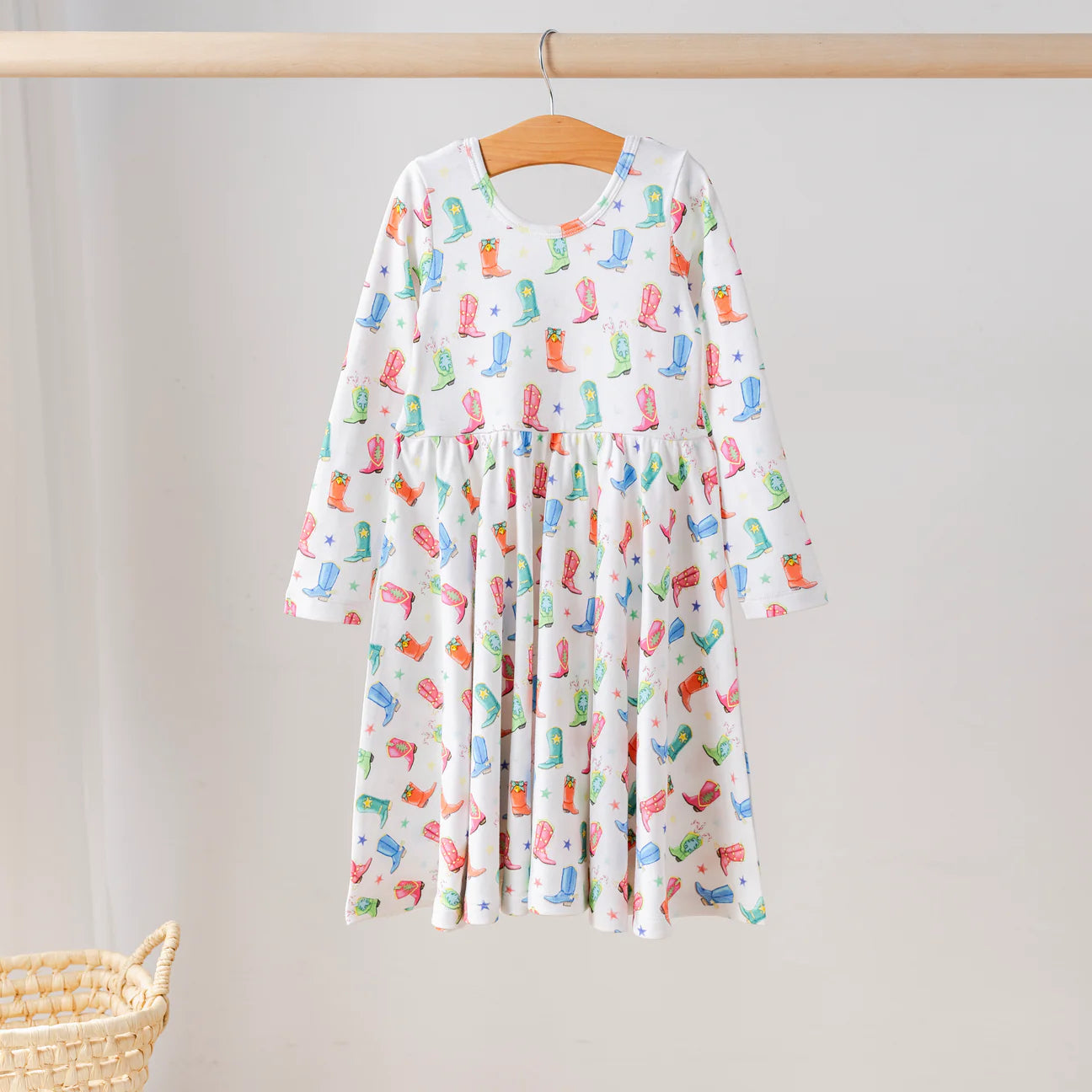 Jingle Boots Twirl Dress