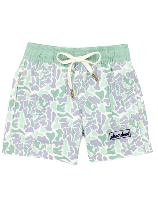 Sage Camo Swim Shordee