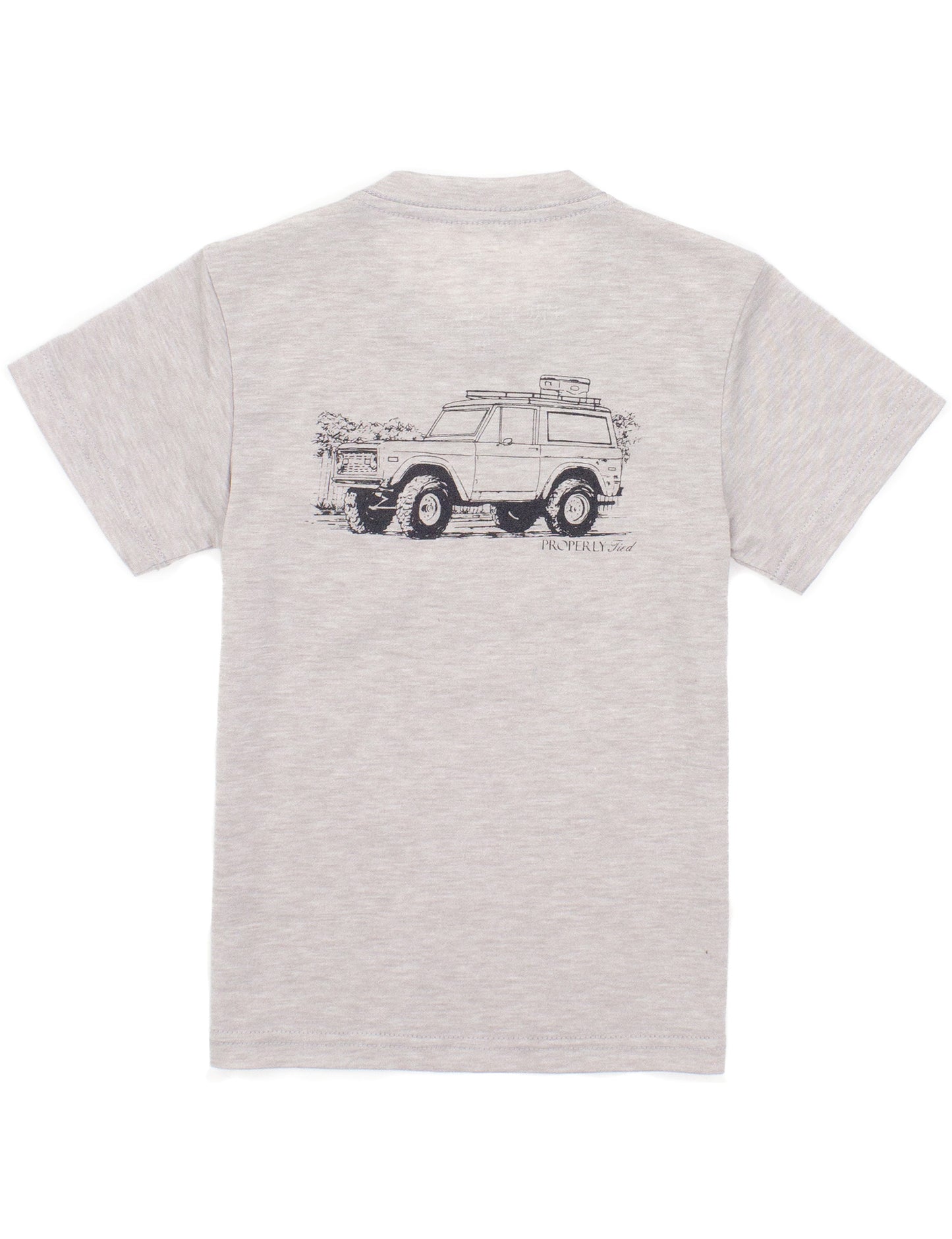 Ice Gray Portland Pocket T