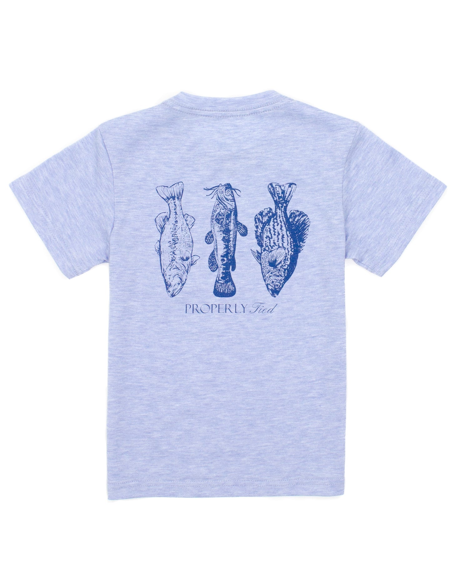 Blue Paradise Fisherman Pocket Tee