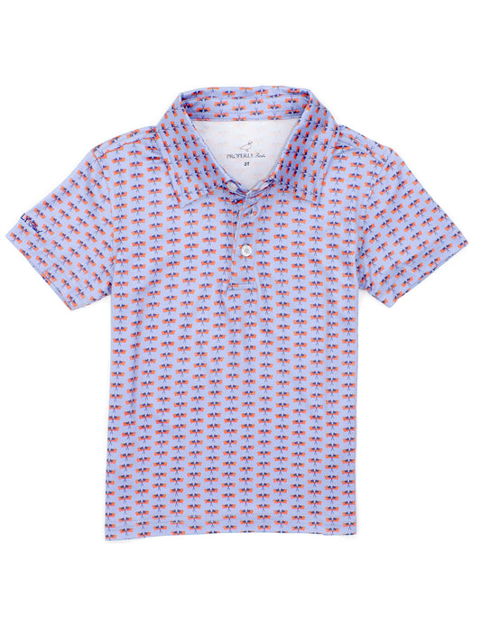 Freedom Flag Inlet Polo