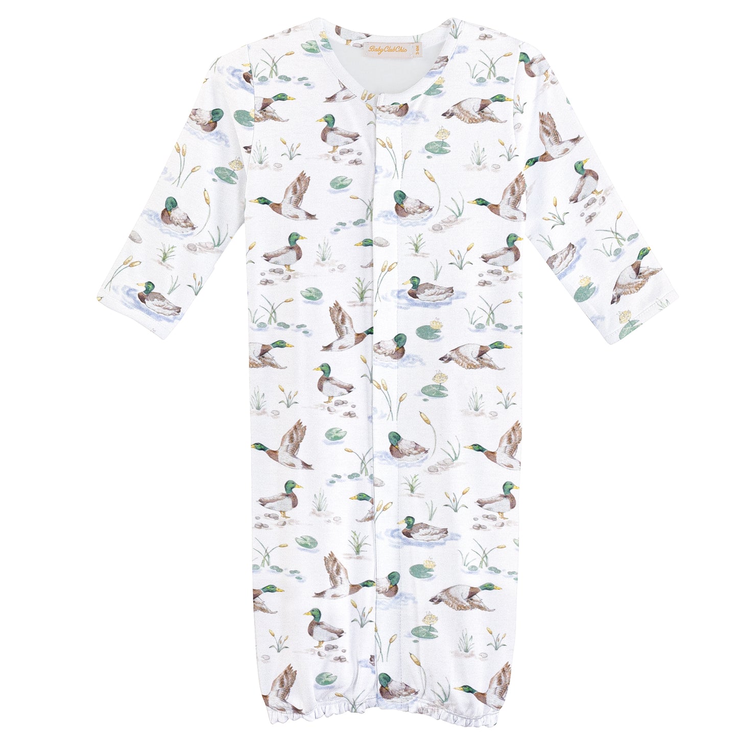 Mallards Duck Conv Gown & Hat