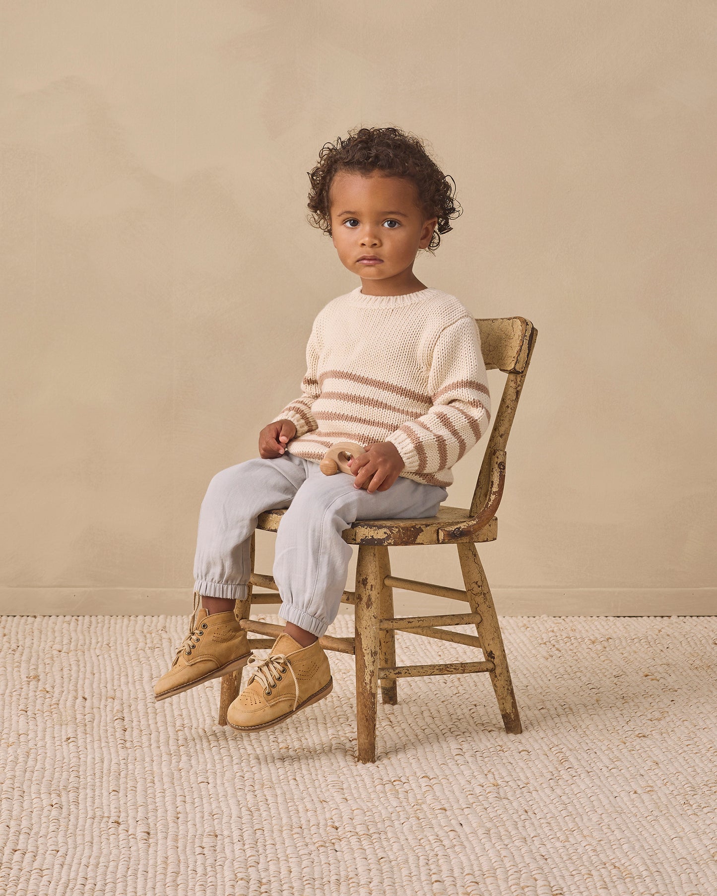 Rex Almond Stripe Sweater