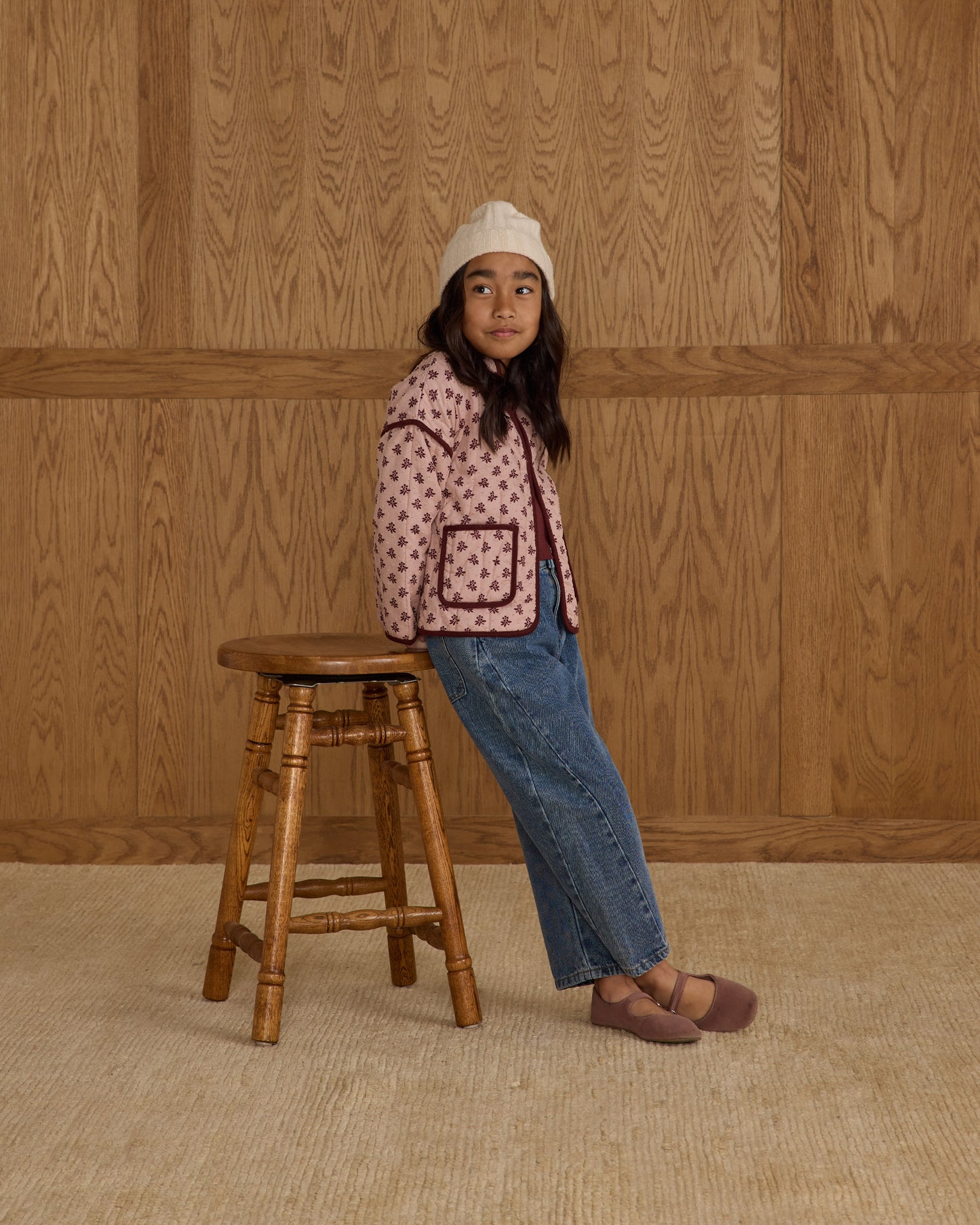 Blush Fleur Quilted Jacket