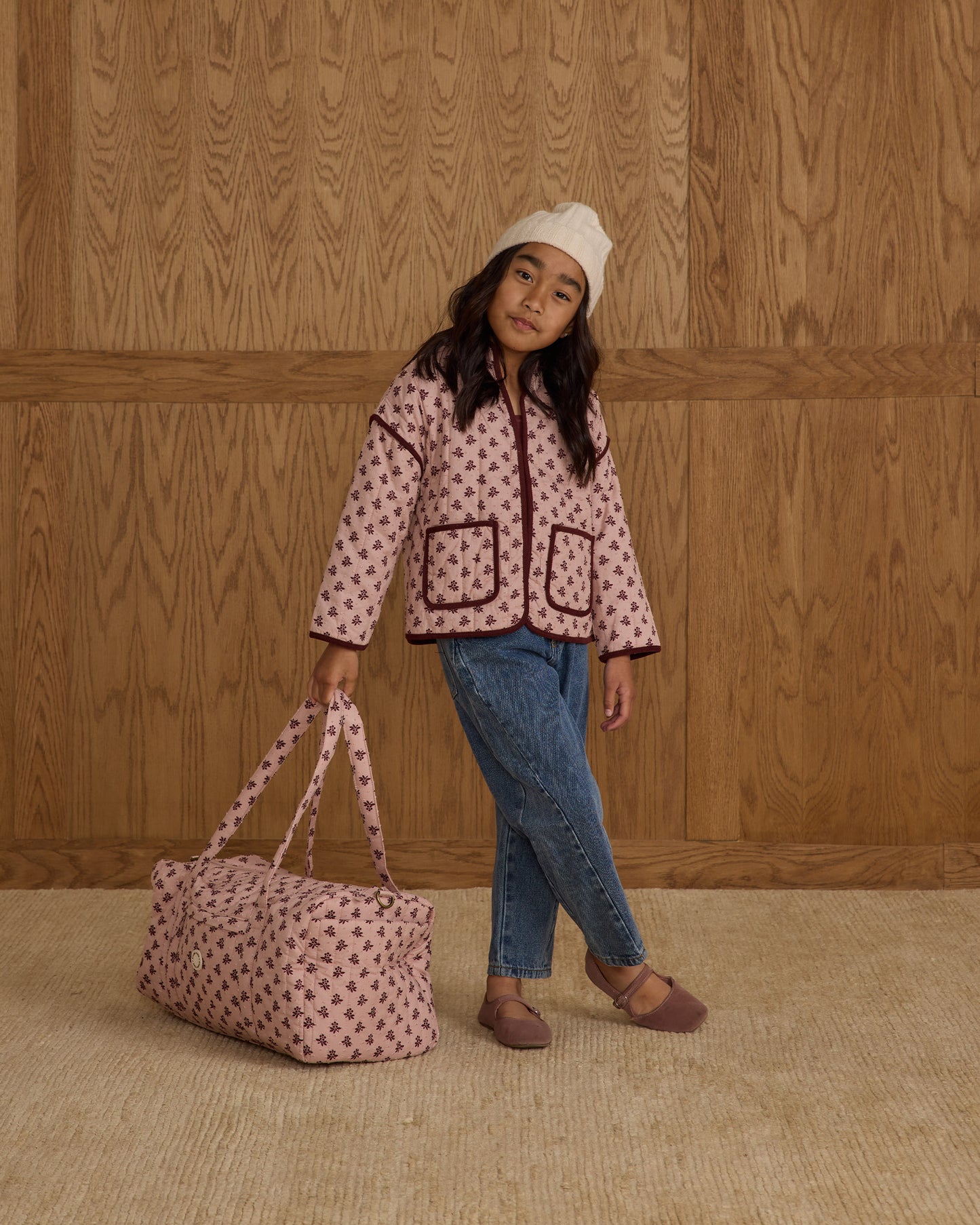 Blush Fleur Quilted Jacket