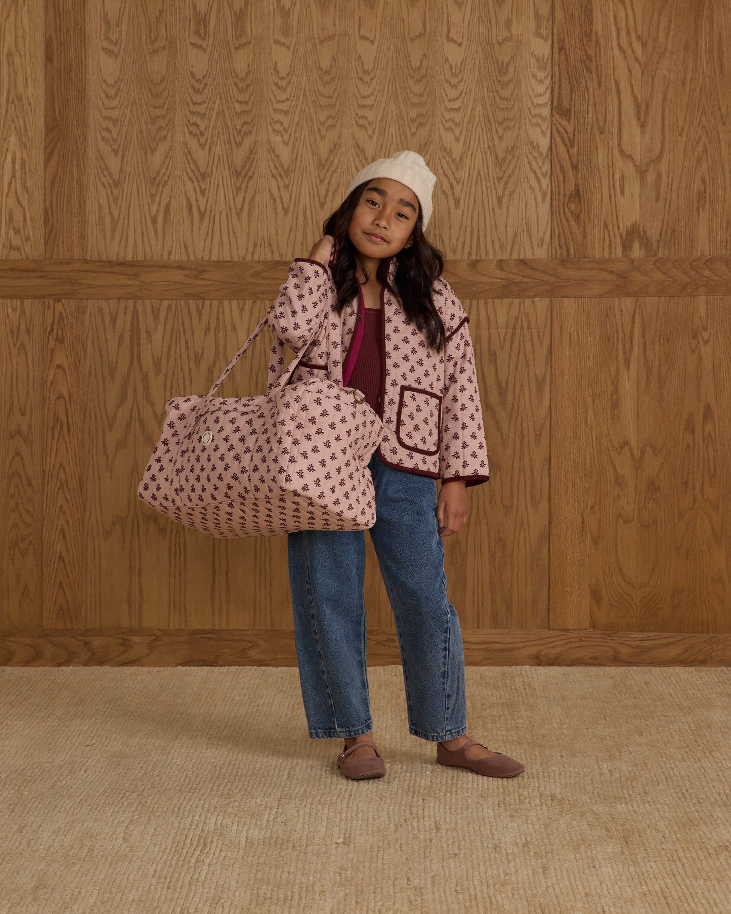 Blush Fleur Quilted Jacket