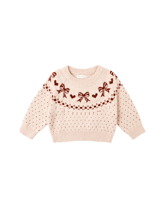 Bows Fair Isle Sweater