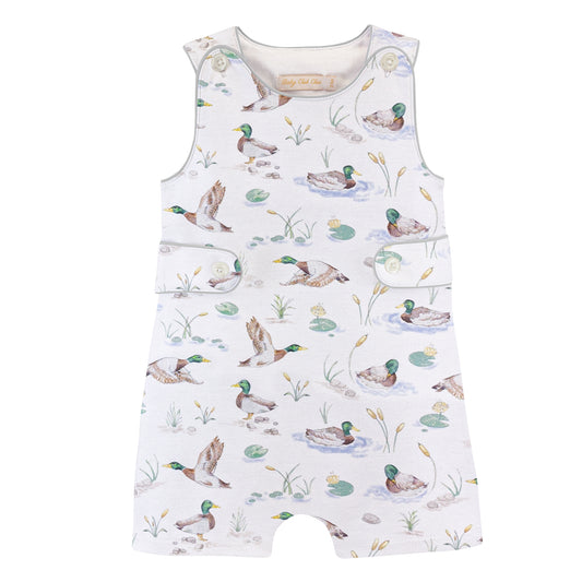 Mallard Ducks Button Romper