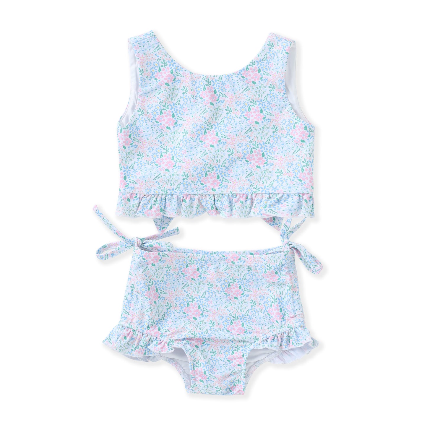 Blue Floral Swimsuit