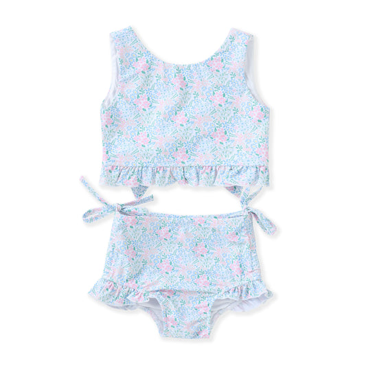 Blue Floral Swimsuit